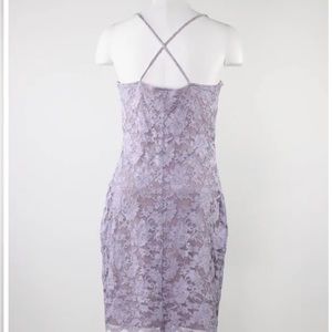 Gorgeous Hugo Buscati Lace Women's Dress Size:XS Lilac